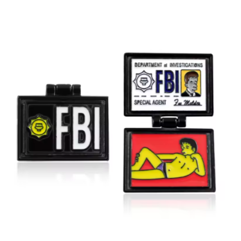 Pin Agente Fox Mulder FBI